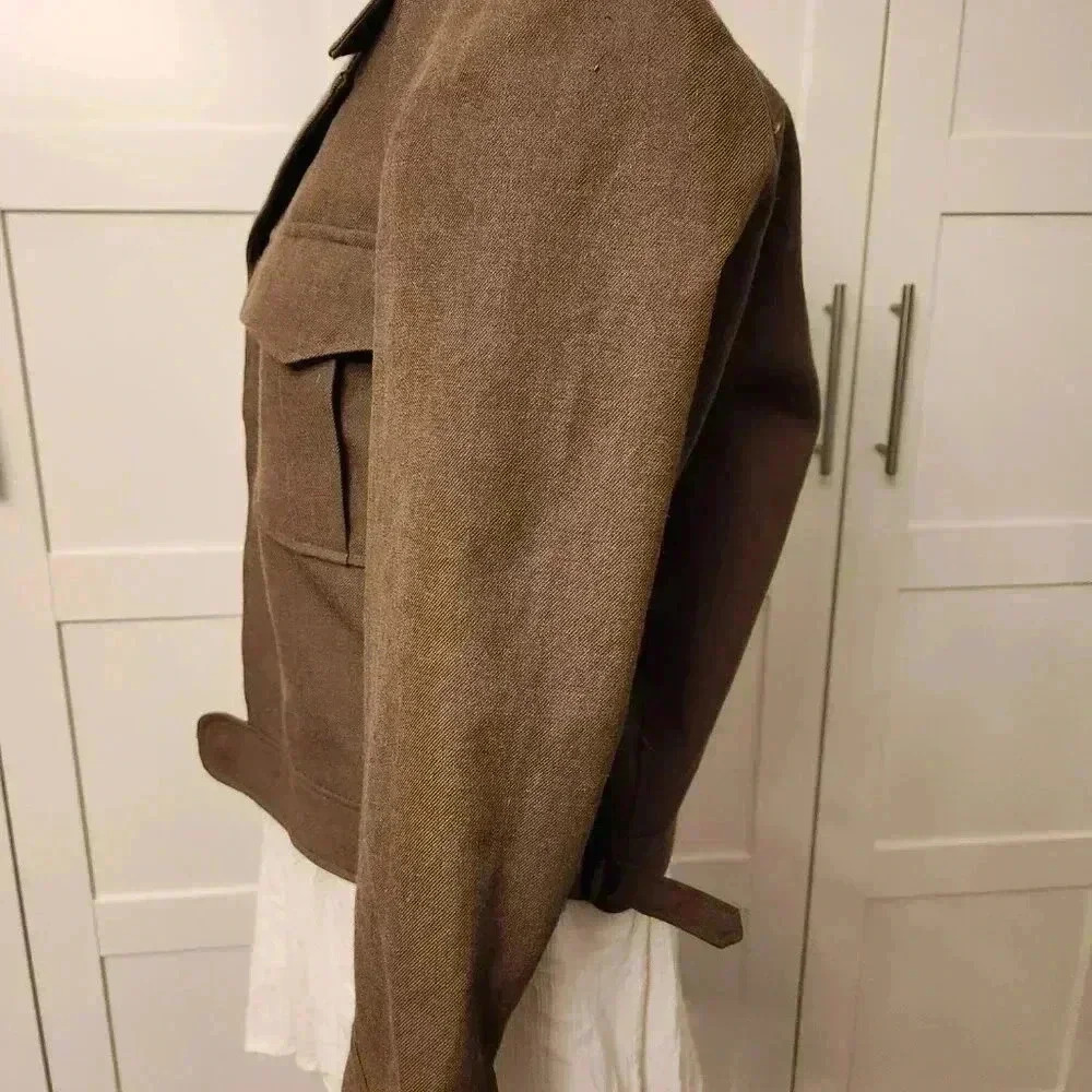 WWII Reproduction Ike Jacket Wool Blend Field Coat 40R ATF Mfg Military - Picture 7 of 9